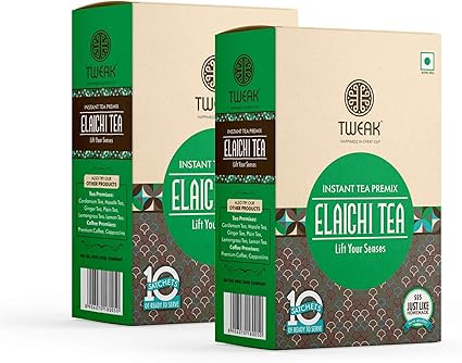 TWEAK Instant Tea Premix With Elaichi,320G (20 Sachets X 16G) 1 Count (Pack Of 20)