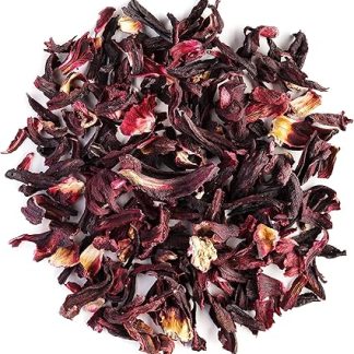 Hibiscus Organic Flowers Herbal Tea - Lemon Tart & Berry Rich - Classic Sweet Sour Rose Mallow - Hibiscus Flowers Hibiscus Tea Dry Hibiscus Flower Organic Hibiscus Flowers Hibiscus Flower Tea