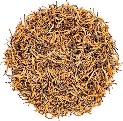 Oriarm Jinjunmei Fujian Black Tea - Golden Beautiful Eyebrow Chinese Loose Leaf Tea (450g, Jin Jun Mei Tea)