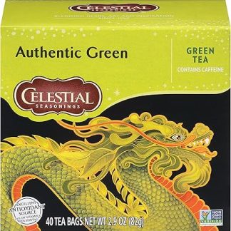 Celestial Seasonings Green Tea, Authentic, 40 Count (Pack of 6)