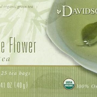 Davidson's Tea Jasmine Flower, 25-Count Tea Bags (Pack of 6)