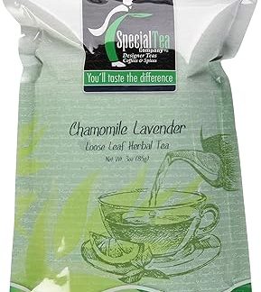 Special Tea Chamomile Lavender Organic Herbal Tea, Loose Leaf, 3 Ounce