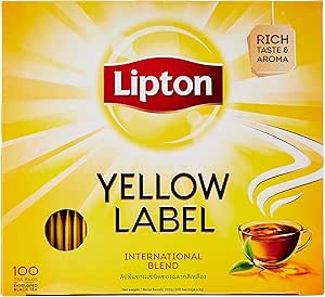 Lipton Yellow Label Tea, (Enveloped) 100 x 2g